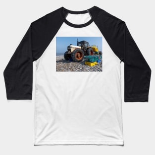 Tractor on the beach Baseball T-Shirt
